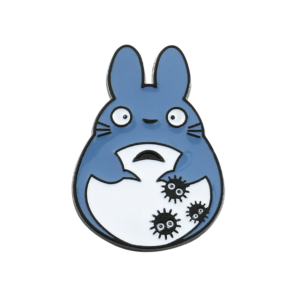 Kawaii Ghibli Enamel Pin Kawaii Side