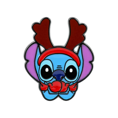 Stitch in Costume II Enamel Pin Kawaii Side