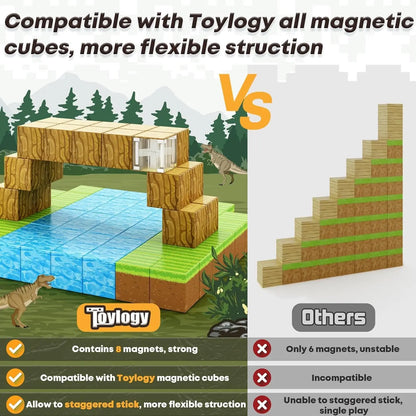 Magic Forest Magnetic Building Blocks Kawaii Side