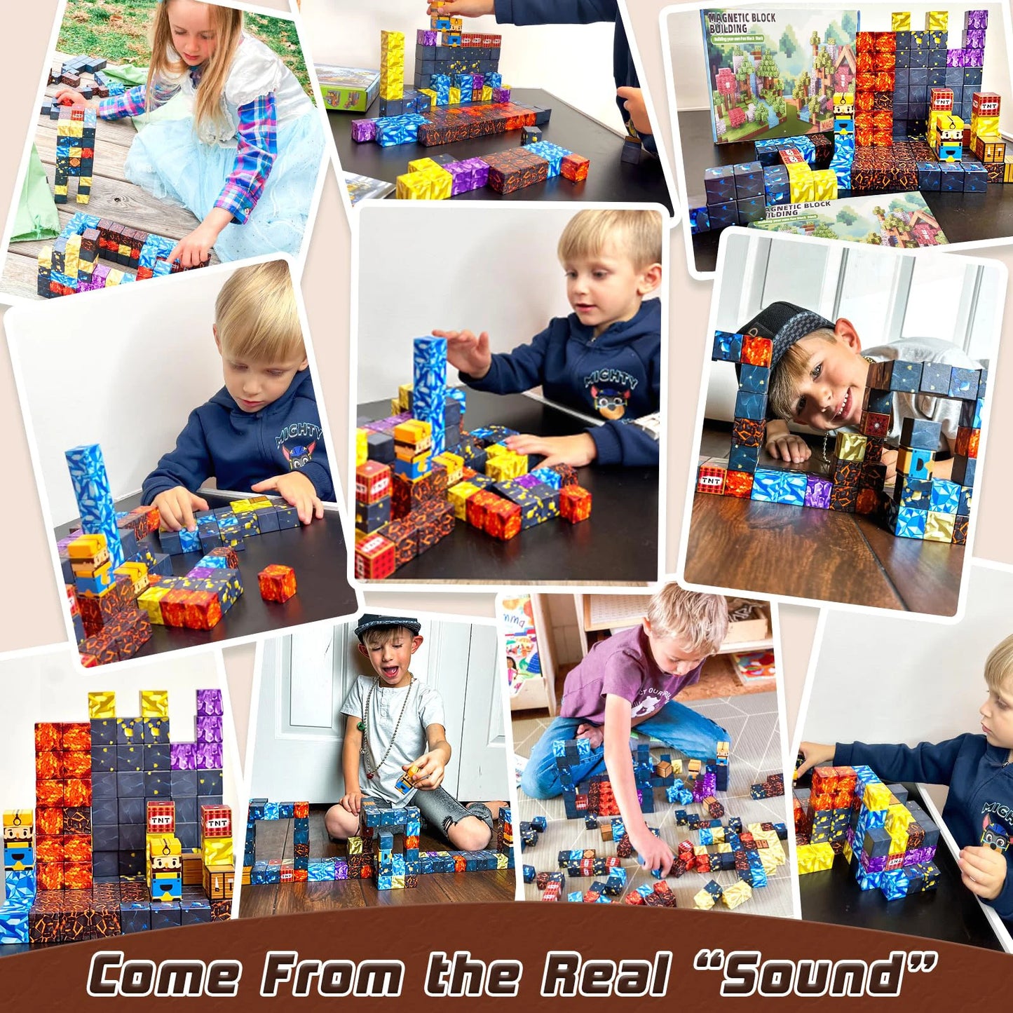 Magic Dungeon Magnetic Building Blocks Kawaii Side