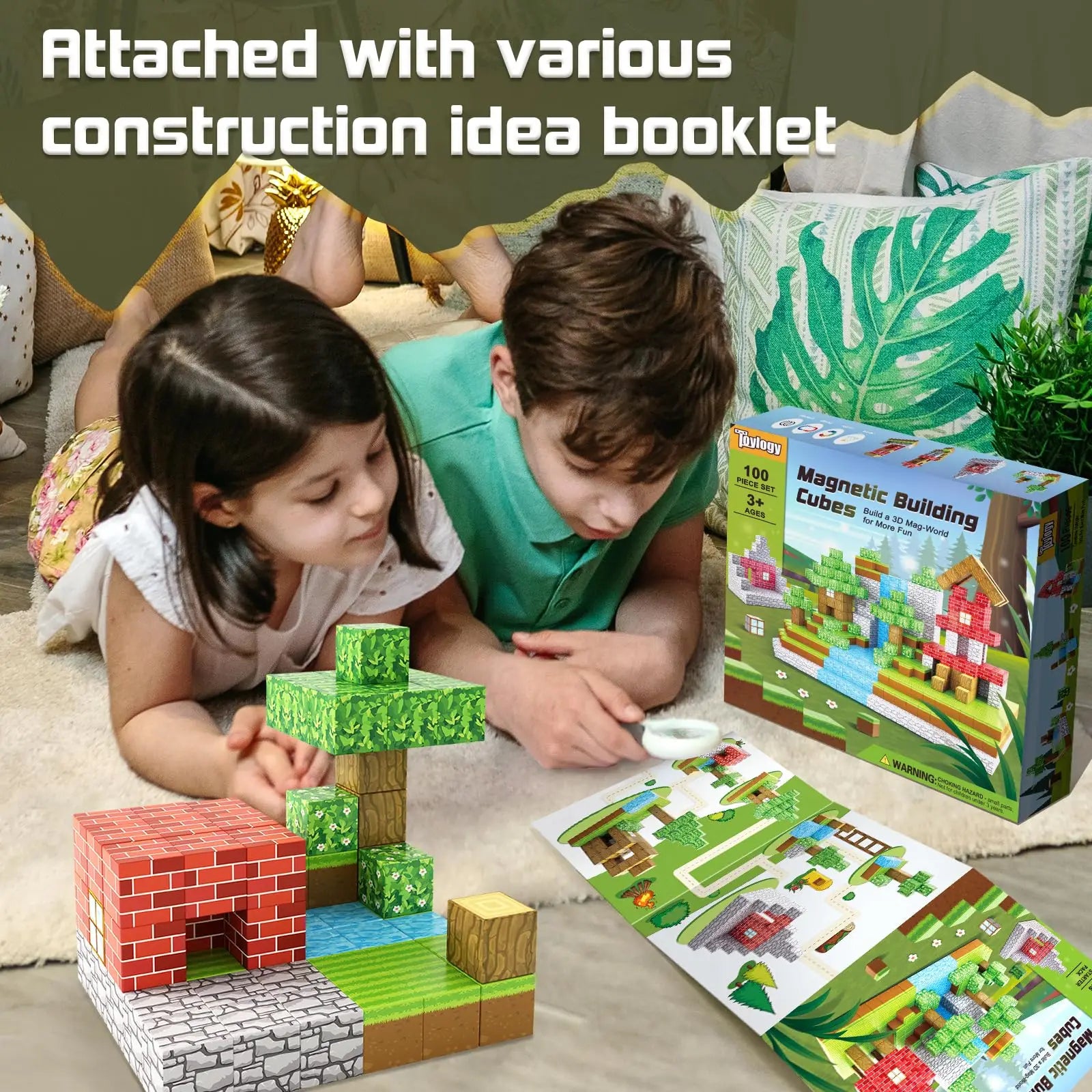 Magic Forest Magnetic Building Blocks Kawaii Side