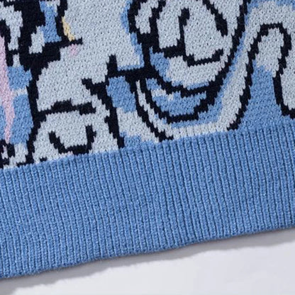 Harajuku Oversized Sweater Kawaii Side