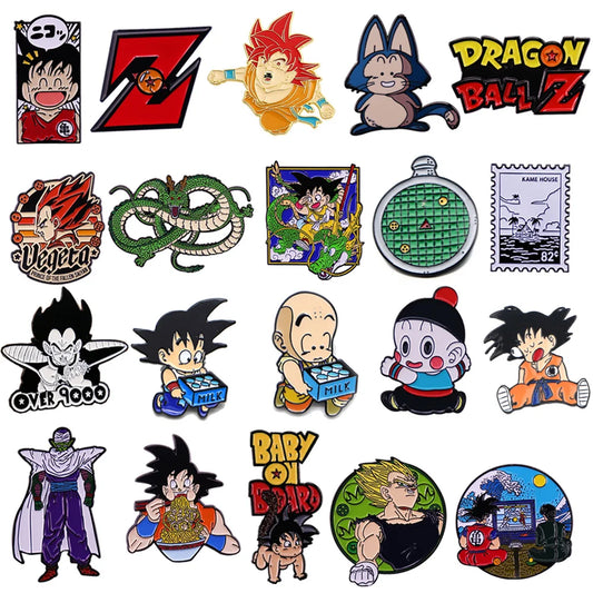Classic Anime Warriors Enamel Pin