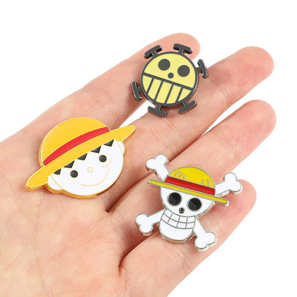 Straw Hat Limited Edition Enamel Lapel Kawaii Side
