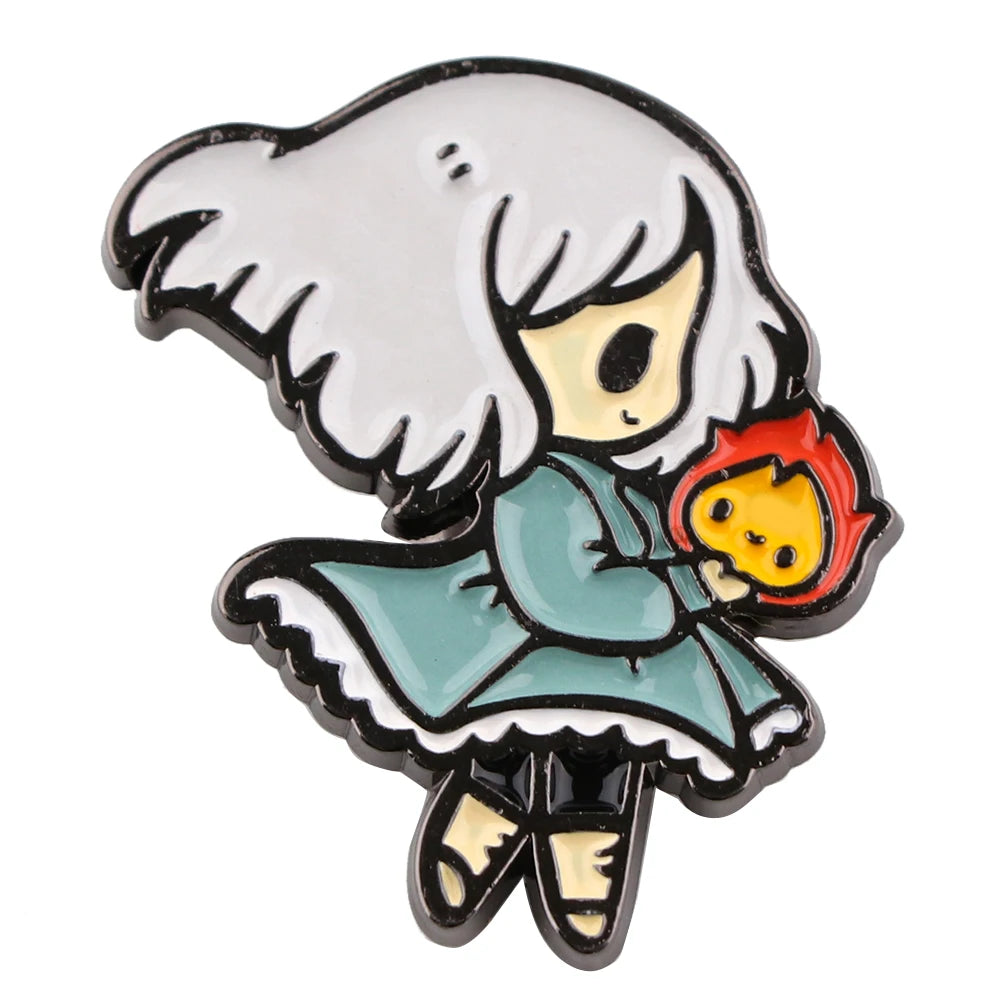 Kawaii Japanese Enamel Pin Kawaii Side