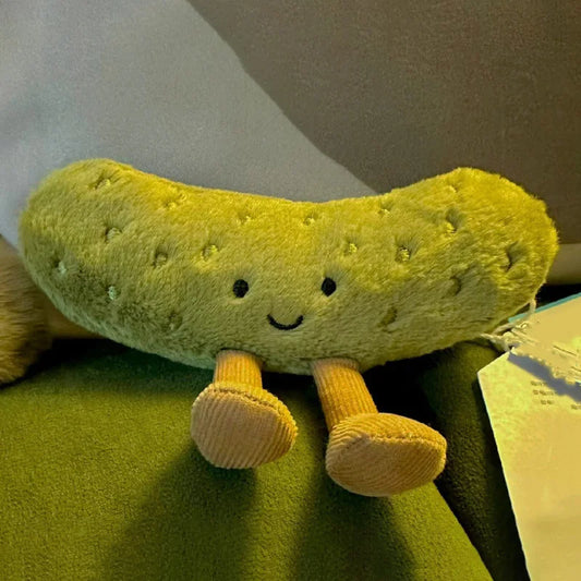 Kawaii Cucumber Plush Toy Kawaii Side