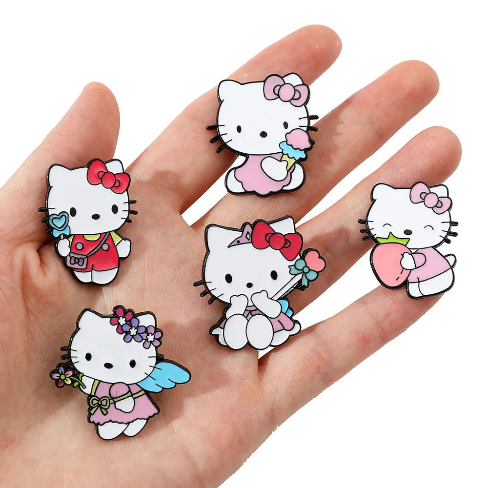 [Special Bundle] Kawaii Kitten Enamel Pin Kawaii Side