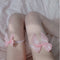 White and Pink Bow / One Size