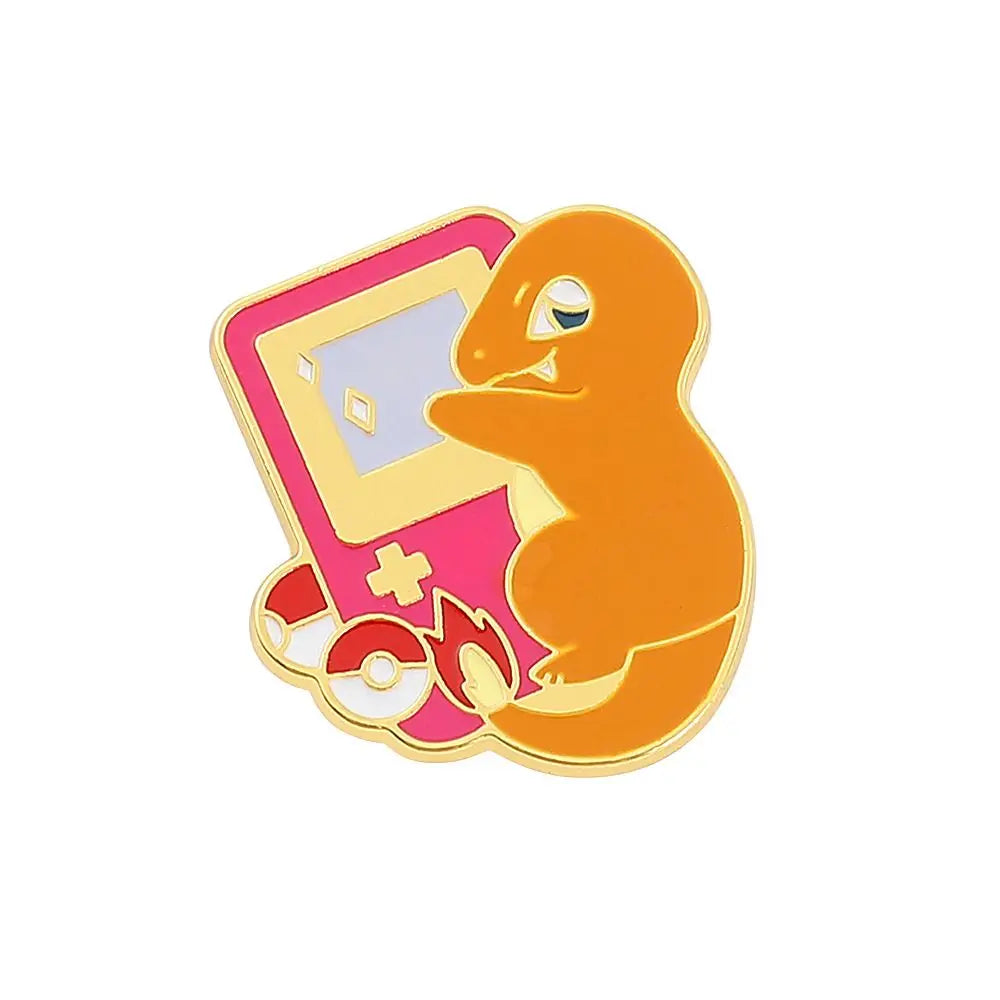 Classic Kawaii Monsters Enamel Pin Kawaii Side