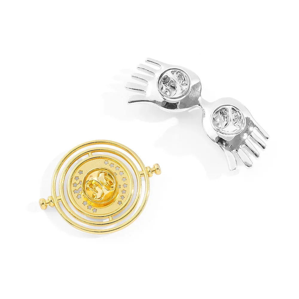 Time Turner Hourglass Enamel Pin