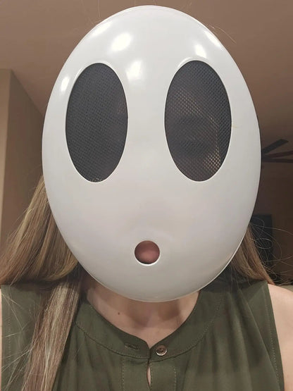 Shy Guy Costume Cosplay Mask Kawaii Side