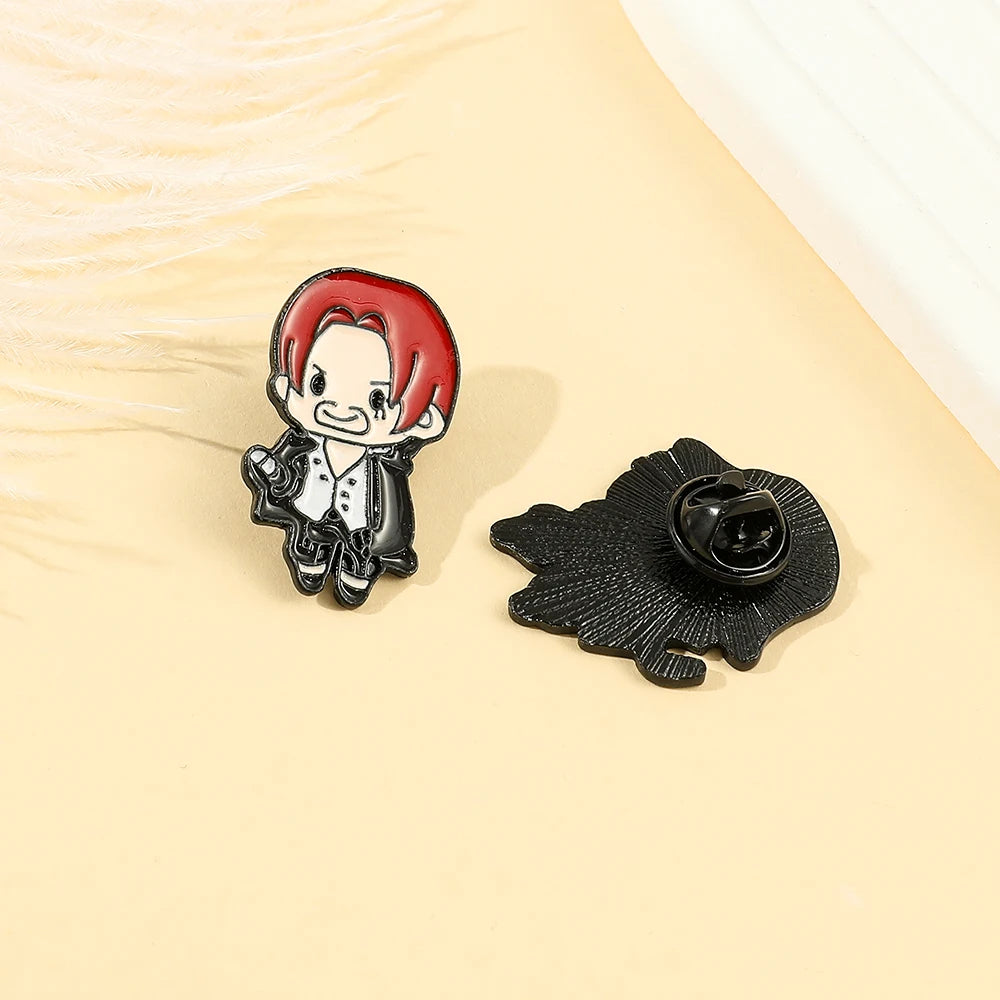 Special Limited Edition Chibi Pirates Enamel Pin Kawaii Side