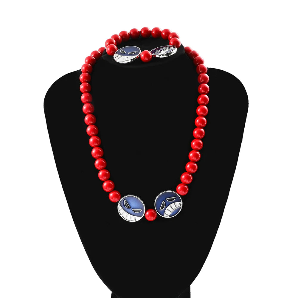 Ace Necklace, Earring and Bracelet Kawaii Side