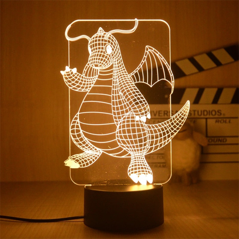 Poke 3D Night Lights GatoGeek