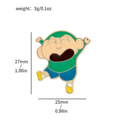 Anime Cartoon Kid Enamel Pin