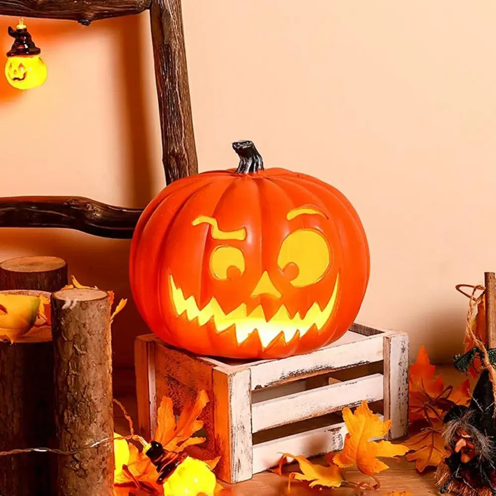Halloween LED Pumpkin Lamp Kawaii Side