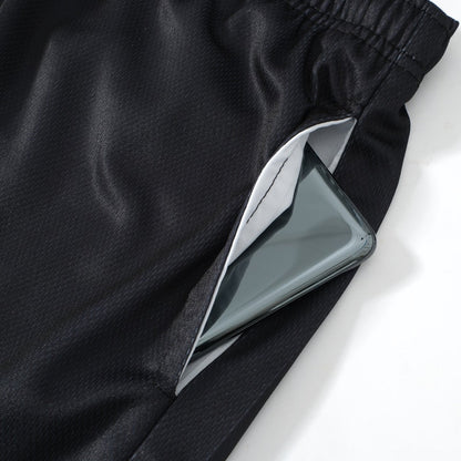 Skulls Black Performance Shorts Kawaii Side