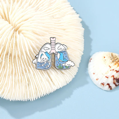 Animal Plant Enamel Pin