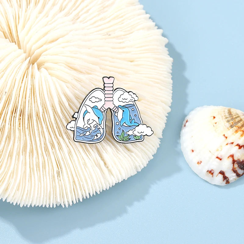 Animal Plant Enamel Pin