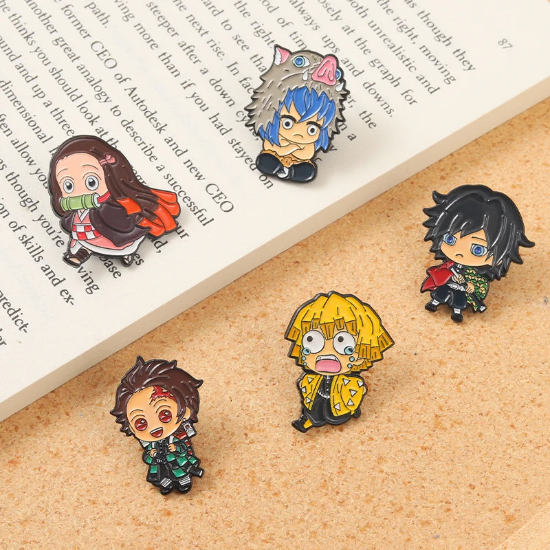 Limited Edition Chibi Enamel Pin Kawaii Side