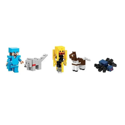 Mini Pixel Figures Building Blocks Kawaii Side