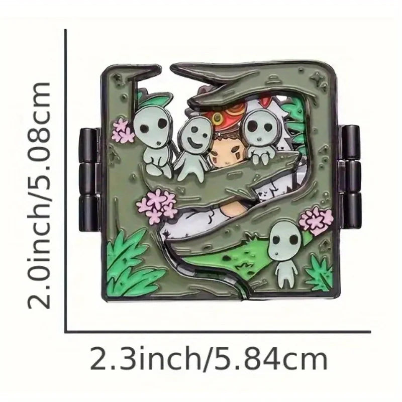 Special Kodama Limited Edition Enamel Pin Kawaii Side