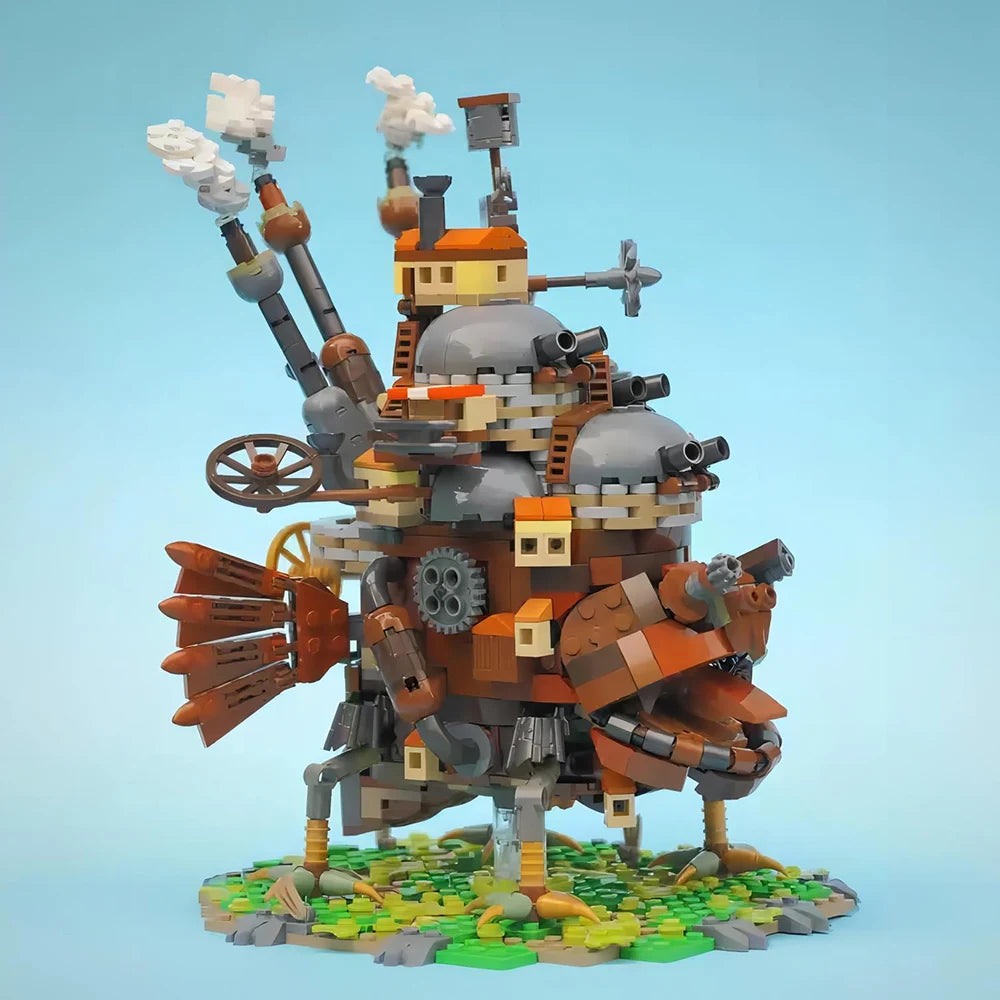 Howl's-Moving Castle Building Blocks 1249 Pcs Kawaii Side