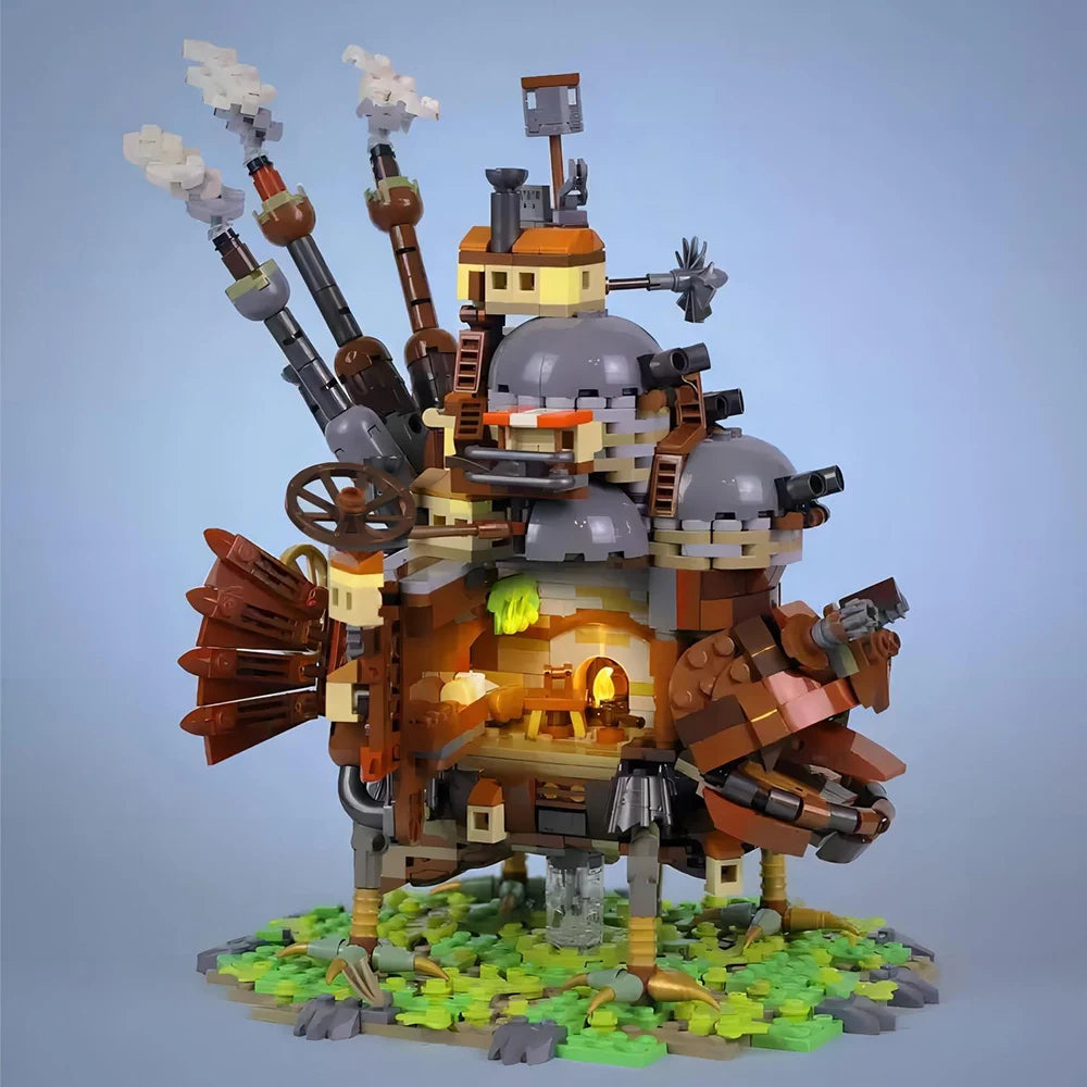 Howl's-Moving Castle Building Blocks 1249 Pcs Kawaii Side