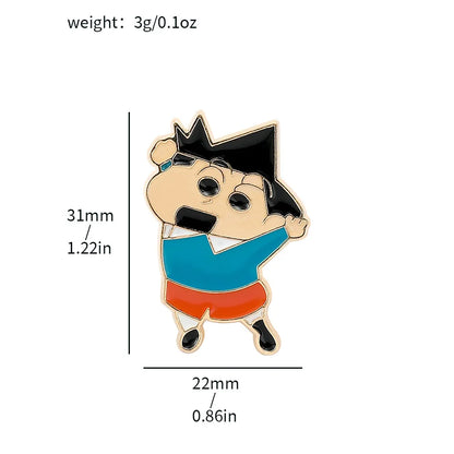 Anime Cartoon Kid Enamel Pin