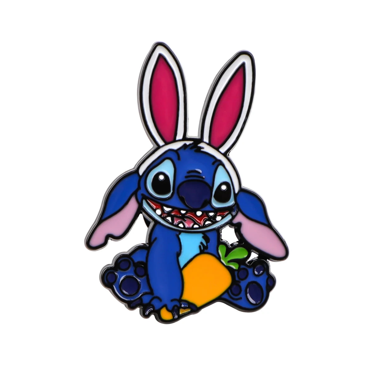 Stitch in Costume Enamel Pin Kawaii Side