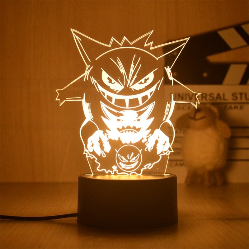 Poke 3D Night Lights GatoGeek