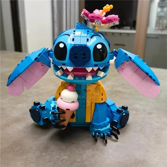 730 Pcs Stitch Building Blocks Kawaii Side