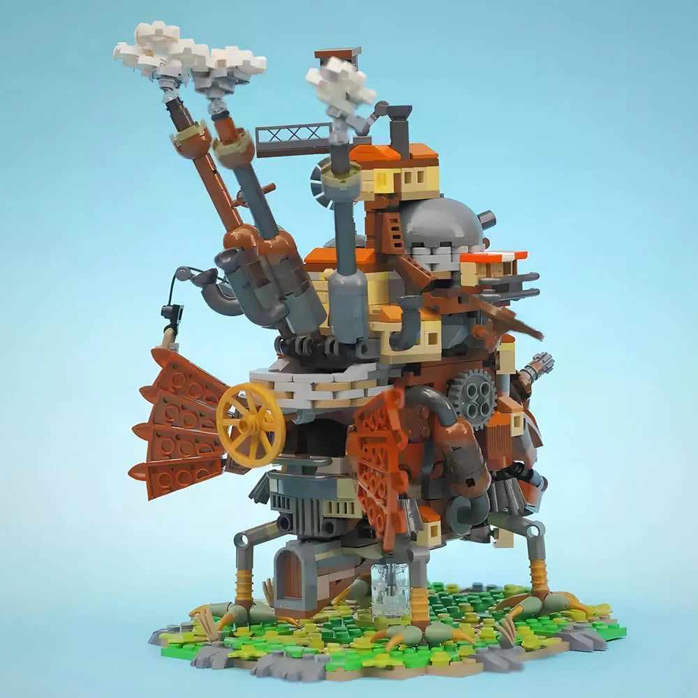 Howl's-Moving Castle Building Blocks 1249 Pcs Kawaii Side