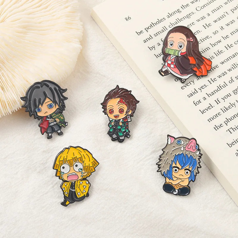 Limited Edition Chibi Enamel Pin Kawaii Side