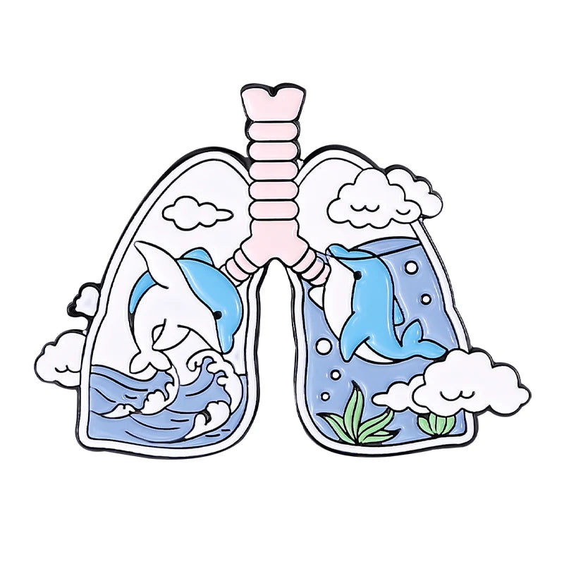 Animal Plant Enamel Pin