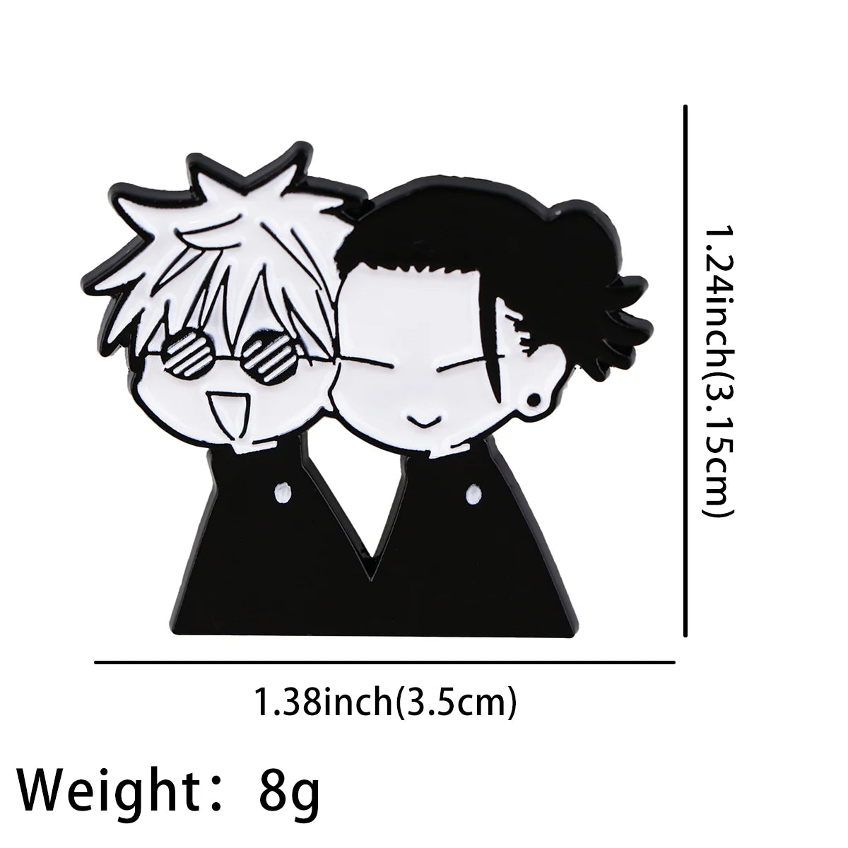 Gojo Enamel Pin Kawaii Side