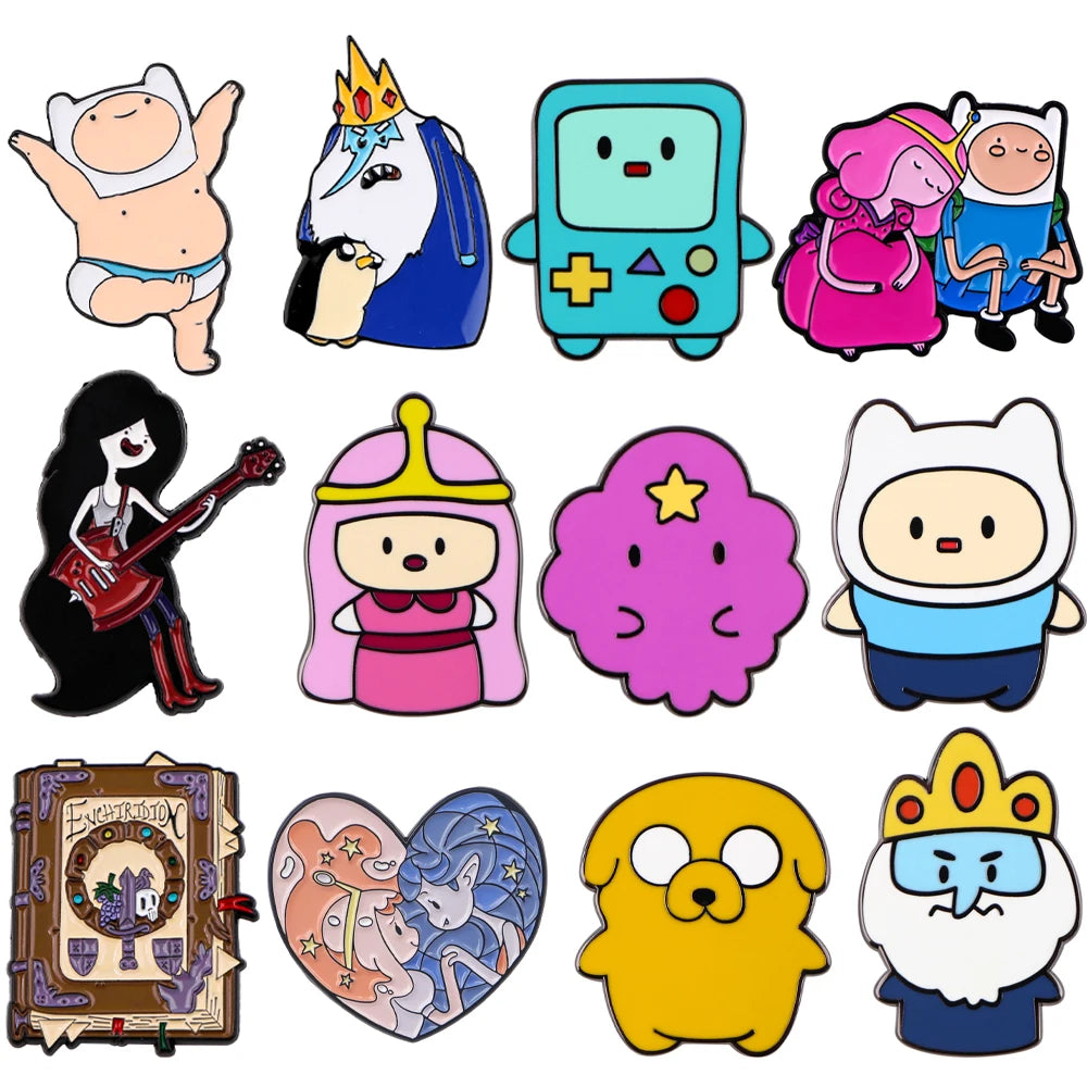 Adventure Time Enamel Pin Kawaii Side