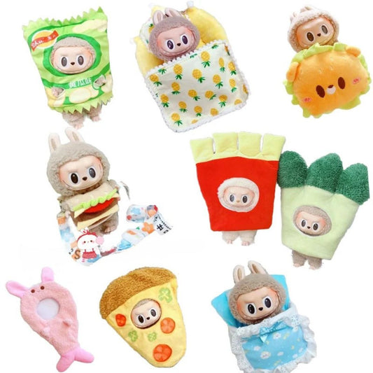 Kawaii Labubu Costumes and Sleeping Bedding (Labubu Not Included)