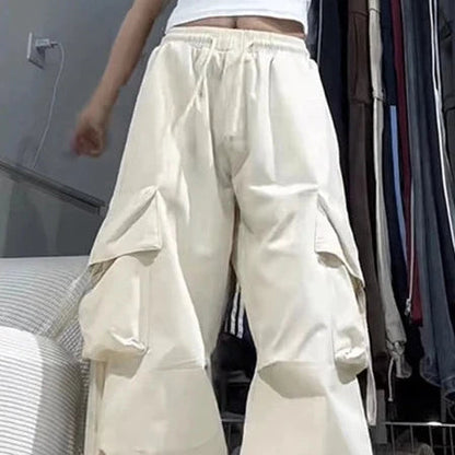 Y2K Baggy Cargo Pants Kawaii Side