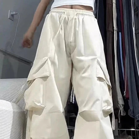 Y2K Baggy Cargo Pants Kawaii Side