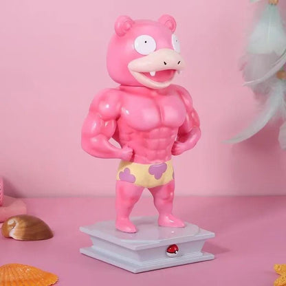 Action Figure Patick Slowpoke Maromba Musculoso pokemon musculoso GatoGeek 