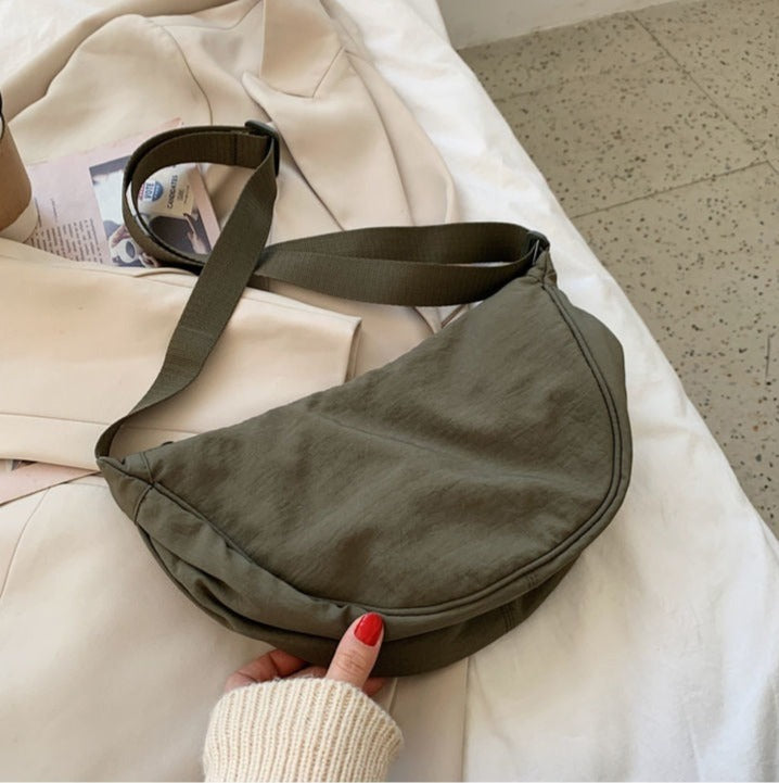 Always Ready To Go Canvas Shoulder Bags Kawaii Side