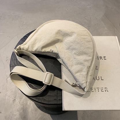 Always Ready To Go Canvas Shoulder Bags Kawaii Side