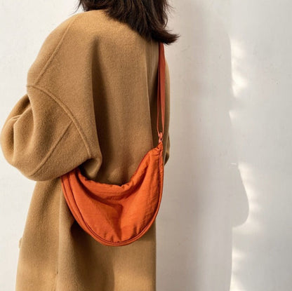 Always Ready To Go Canvas Shoulder Bags Kawaii Side