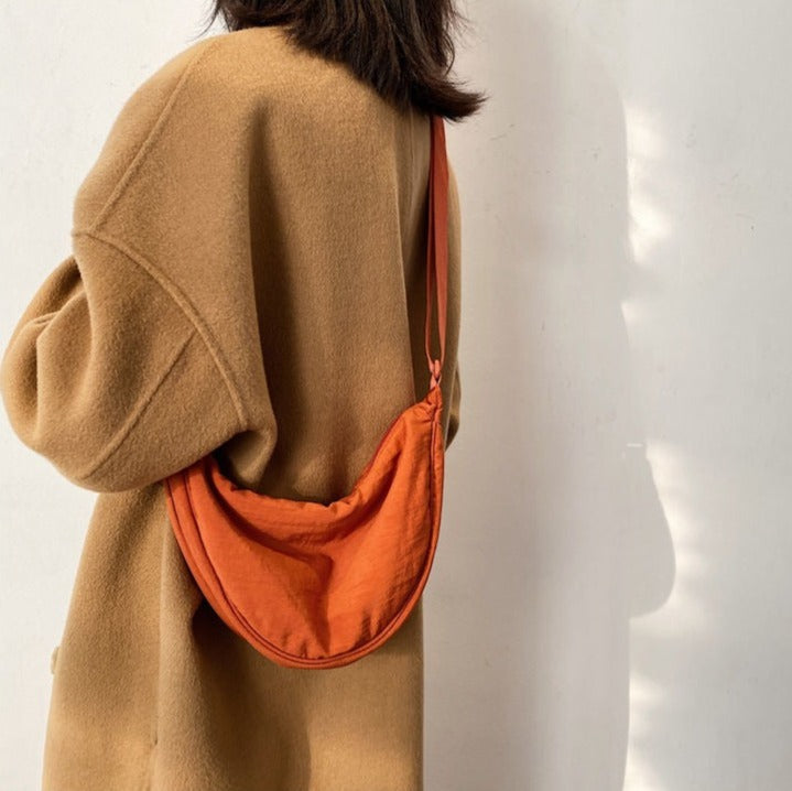 Always Ready To Go Canvas Shoulder Bags Kawaii Side