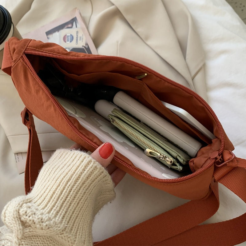 Always Ready To Go Canvas Shoulder Bags Kawaii Side