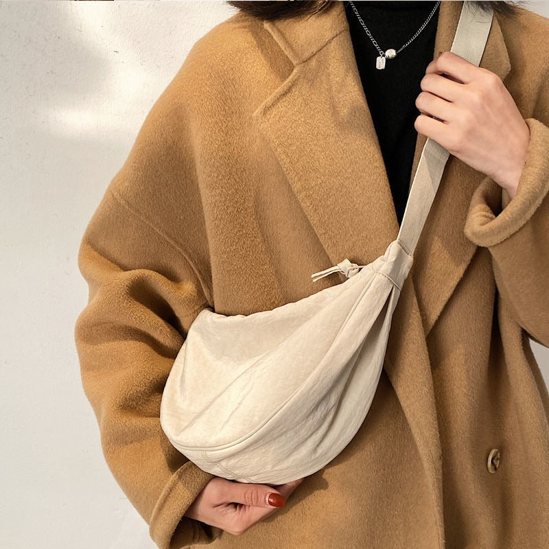 Always Ready To Go Canvas Shoulder Bags Kawaii Side