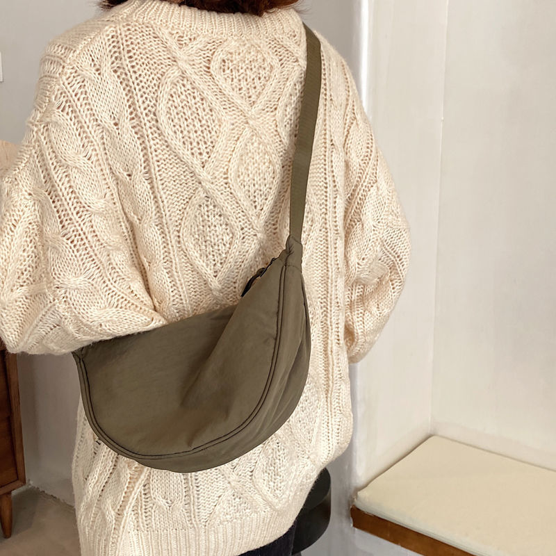 Always Ready To Go Canvas Shoulder Bags Kawaii Side