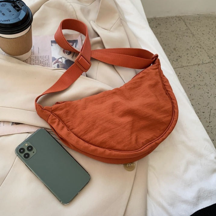 Always Ready To Go Canvas Shoulder Bags Kawaii Side