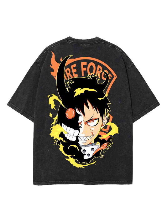 2-SIDED SHINRA VINTAGE OVERSIZE TEE Kawaii Side